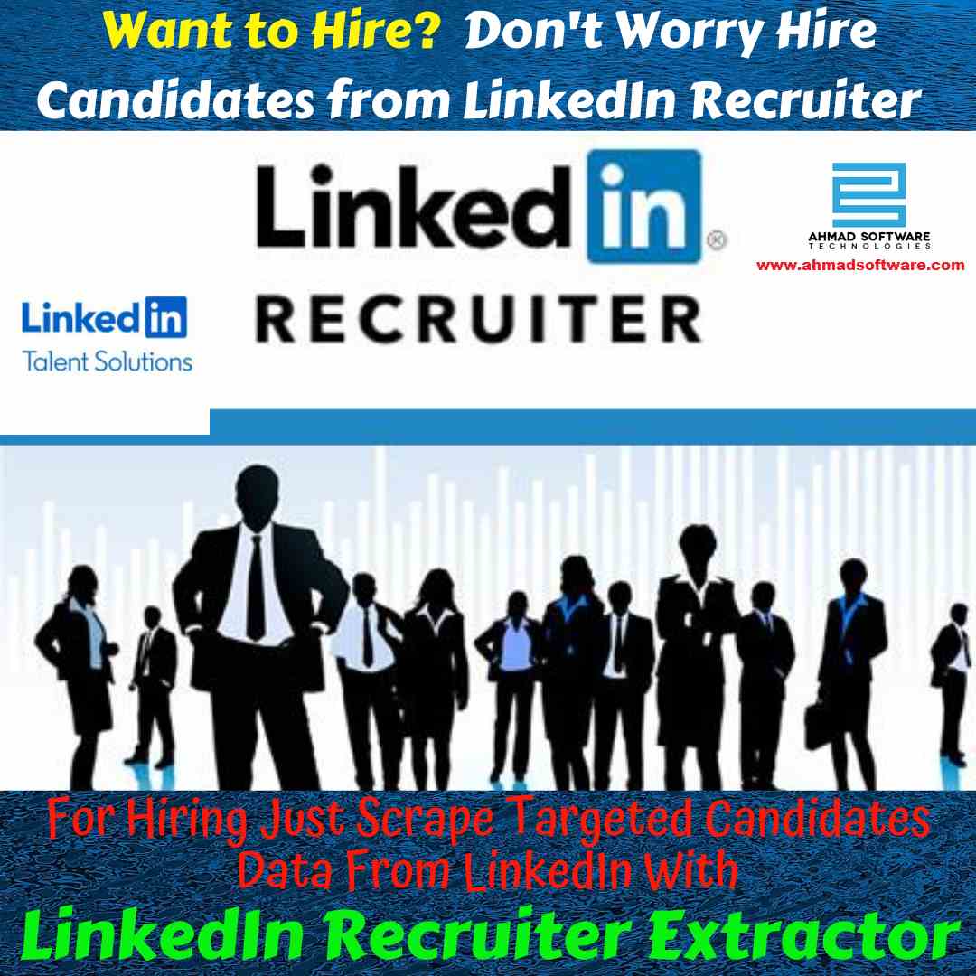 Recruit new employees from LinkedIn Recruiter - LinkedIn Scraper
