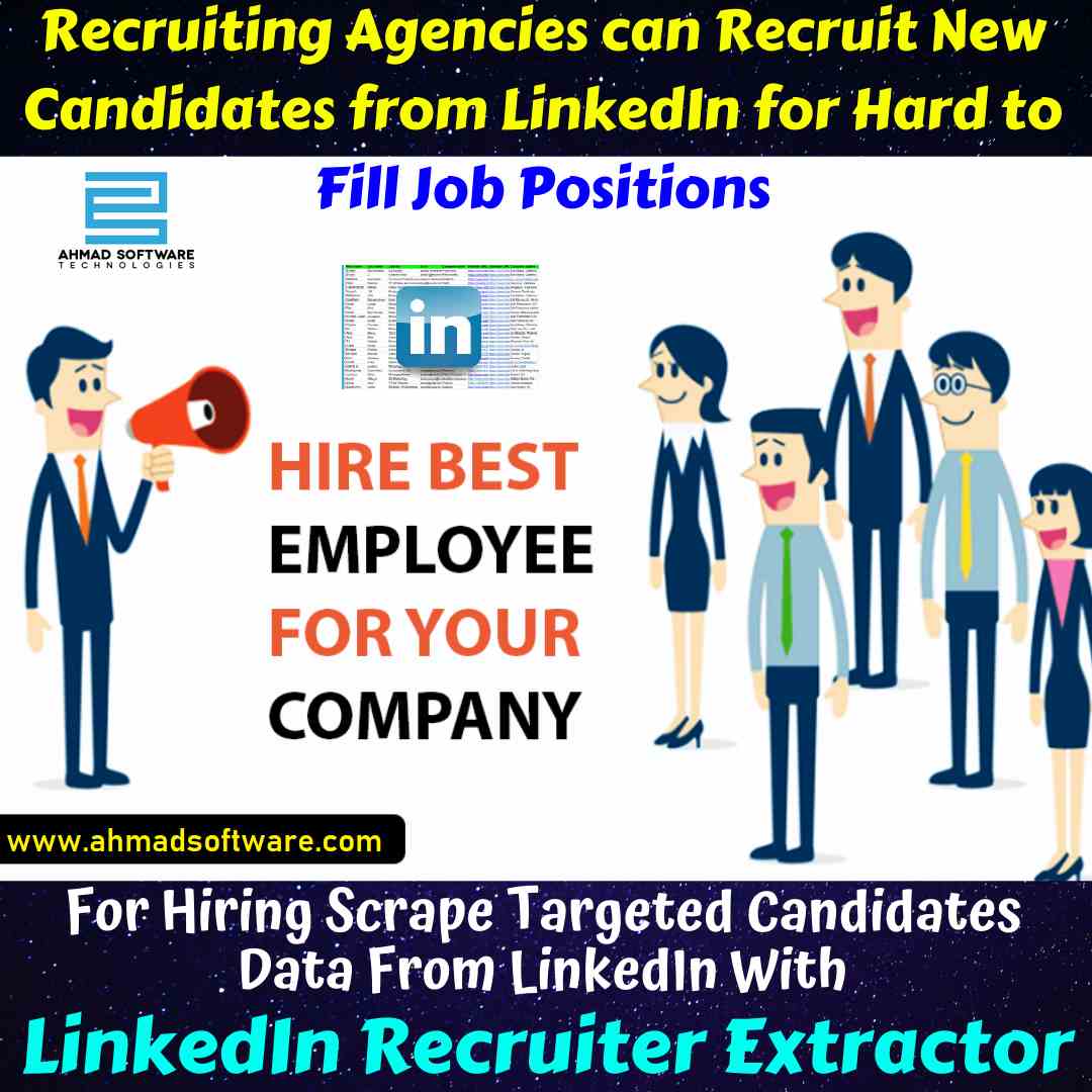 LinkedIn Scraper | Company can Recruit new candidates from LinkedIn
