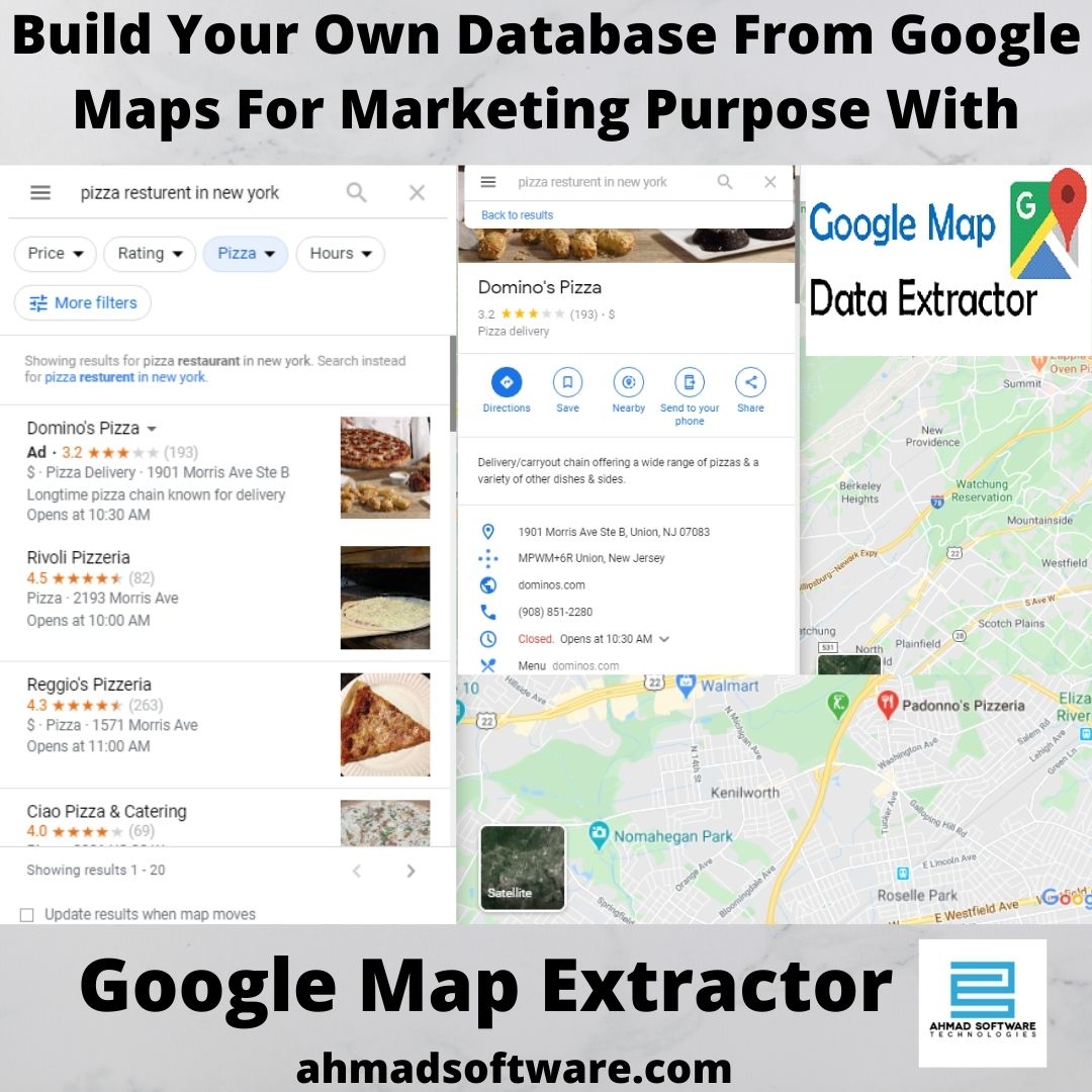 Retrieve Data Of Specific Places In Google Maps