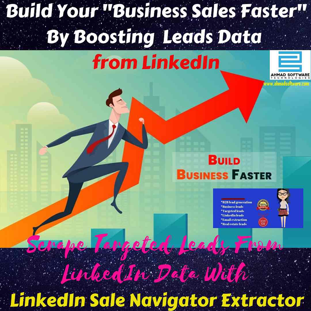 Sales experts can extract leads from LinkedIn with LinkedIn Scraper
