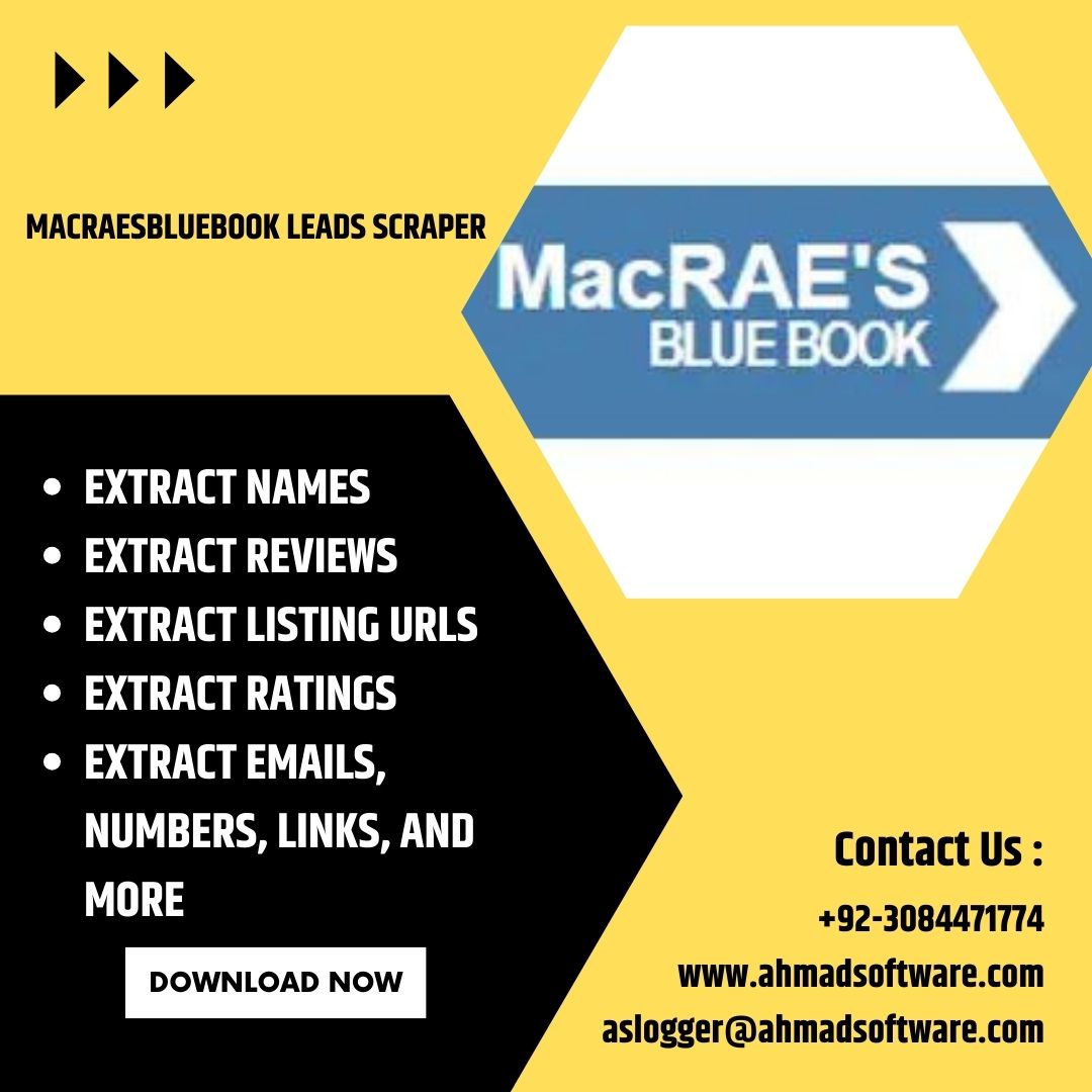 Scrape Companies Data From macraesbluebook.com Using The Best Data Scraper