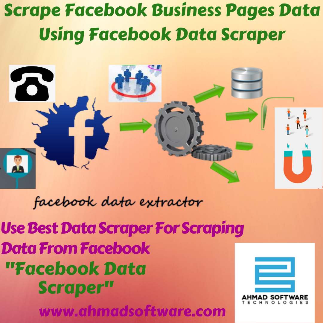 Scrape Facebook business pages data using Facebook Data Scraper