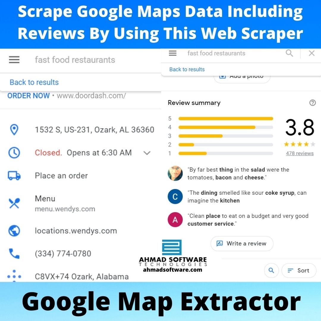 Scrape Google Maps Data Including Reviews With Google Map Extractor