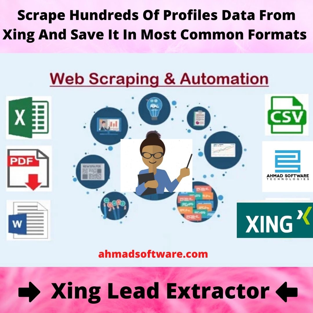 Scrapes Hundreds Of Profiles Data From Xing