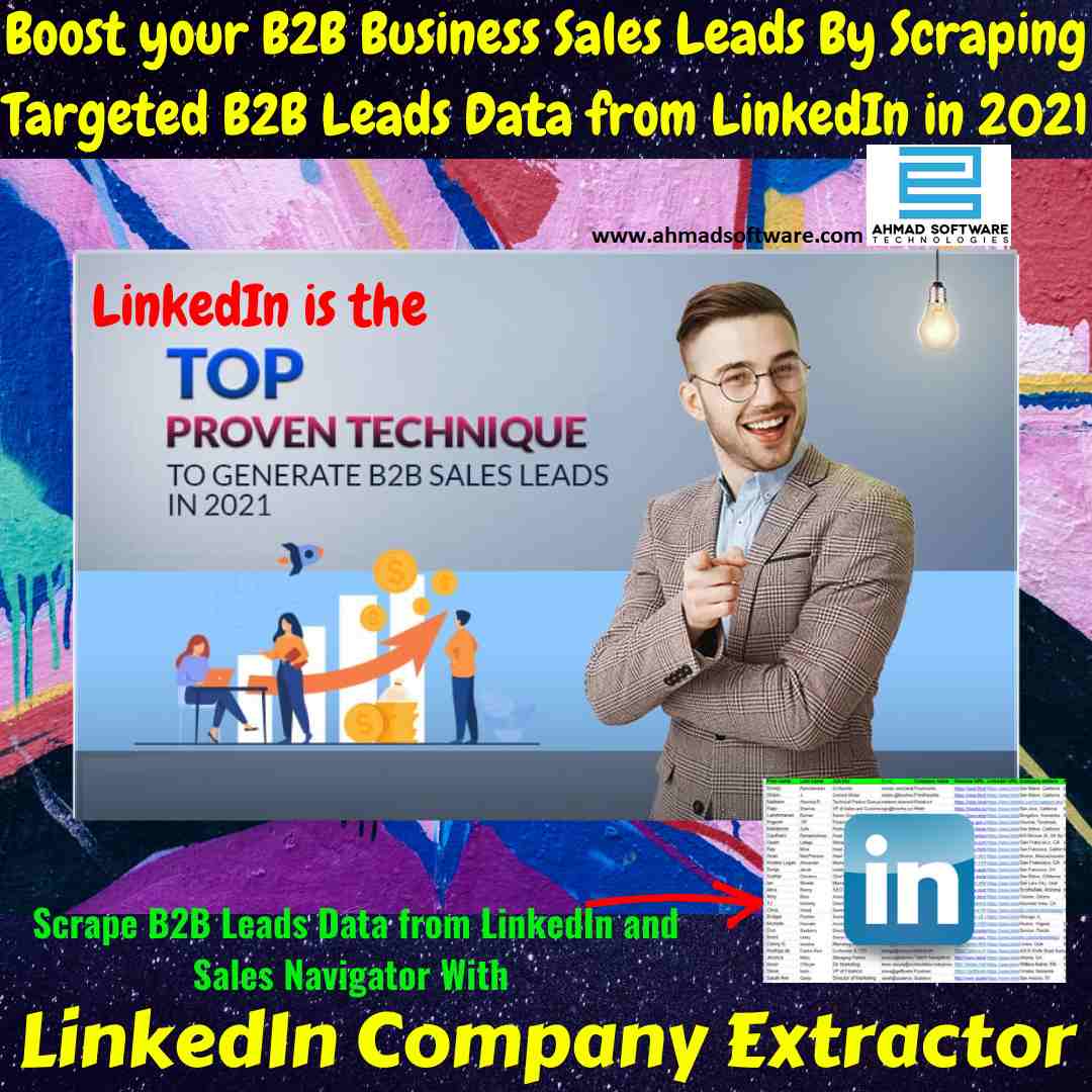  LinkedIn B2B Leads Scraper - Scrape b2b leads Data from LinkedIn