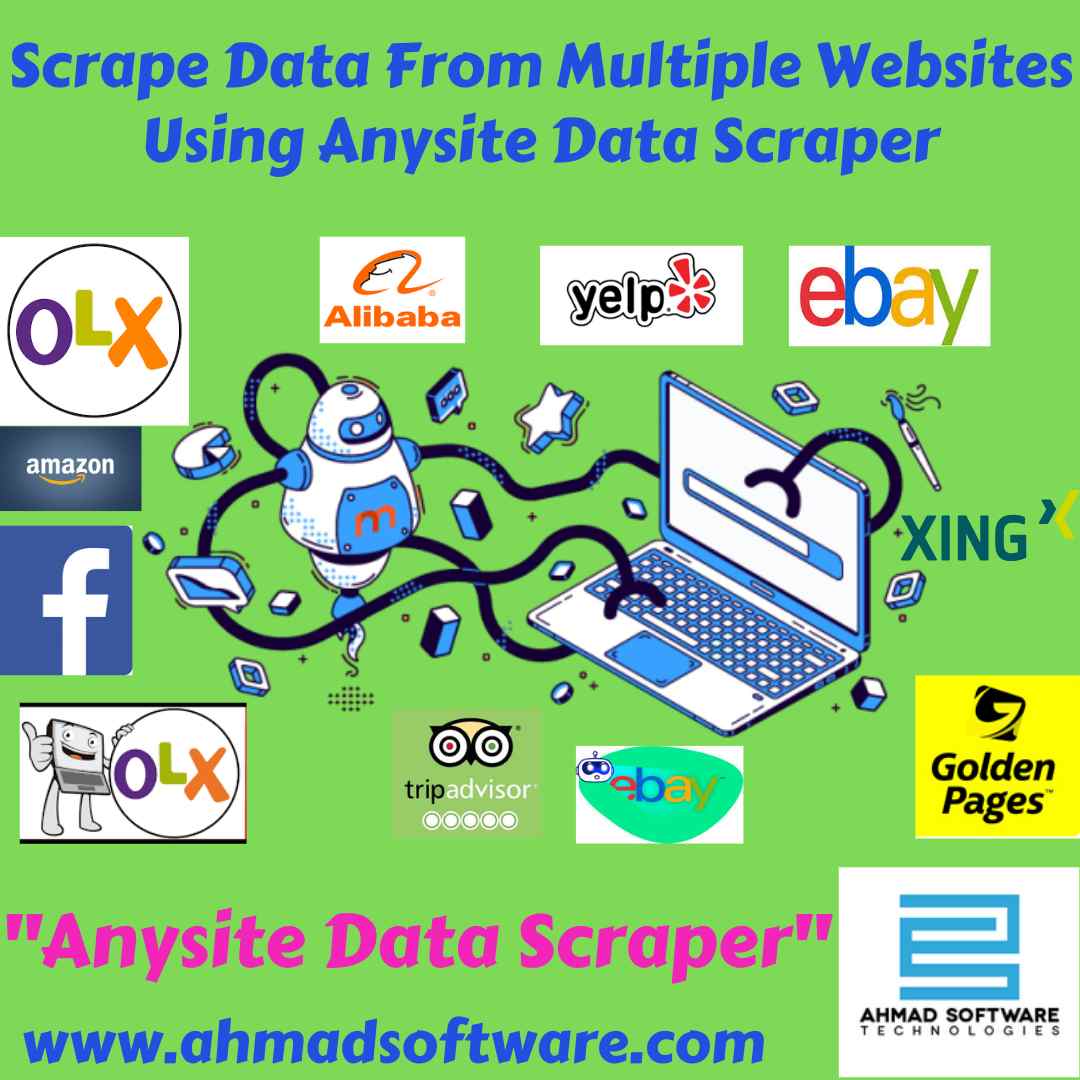 Scrape data from multiple websites using Anysite Data Scraper