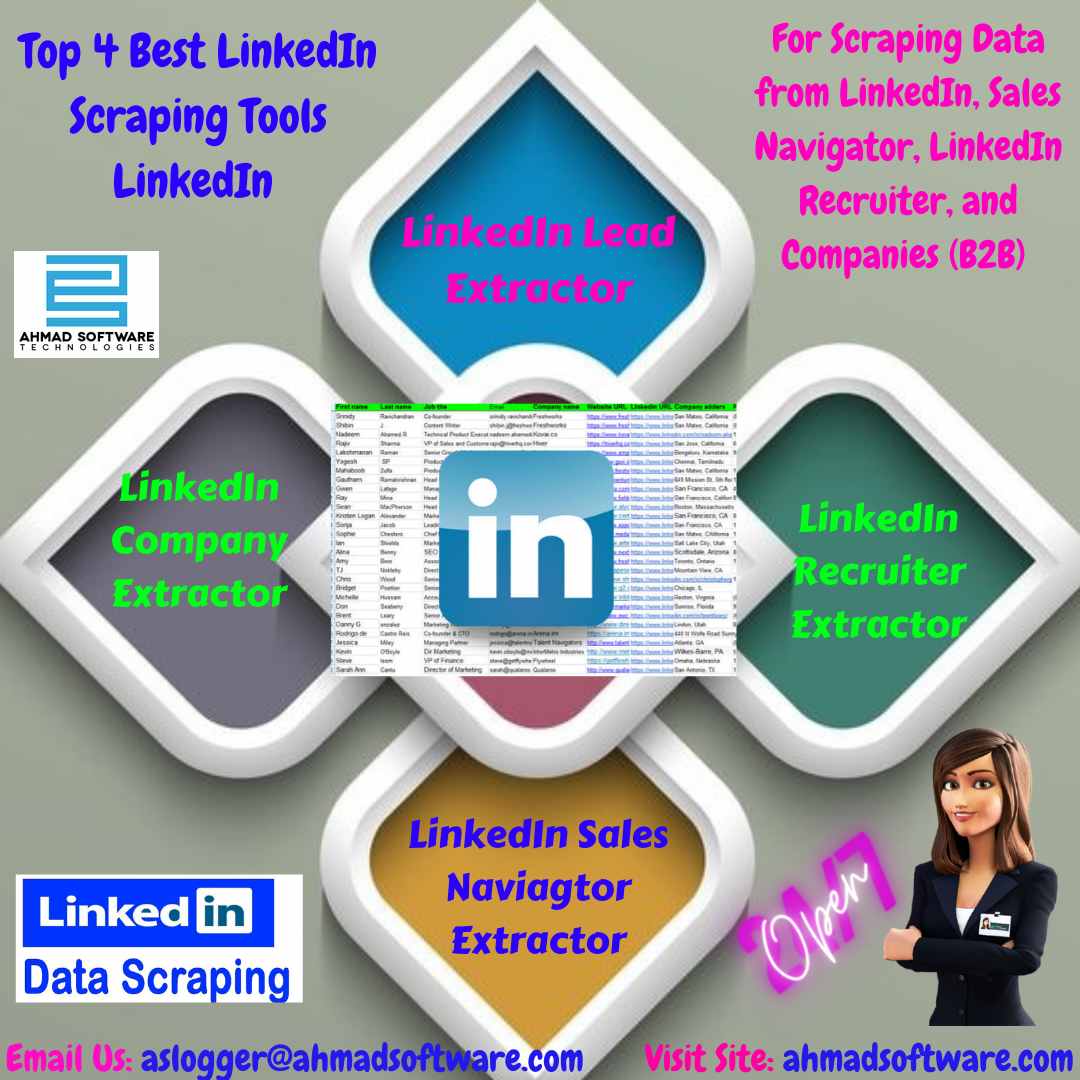Top 4 Best LinkedIn Scraping Tools - LinkedIn Leads Data Scraper