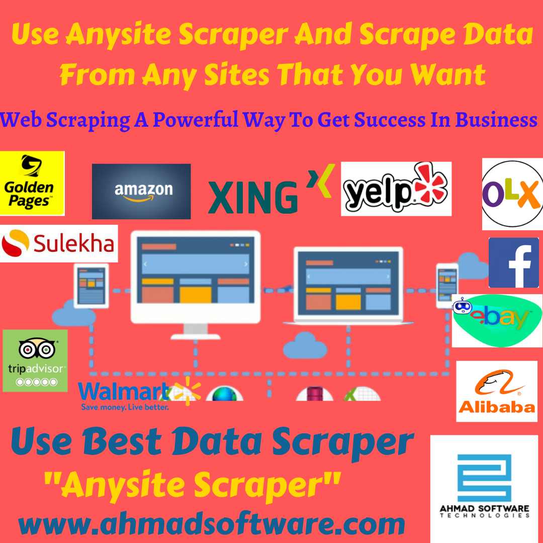Use Anysite Scraper and scrape data from any sites that you want