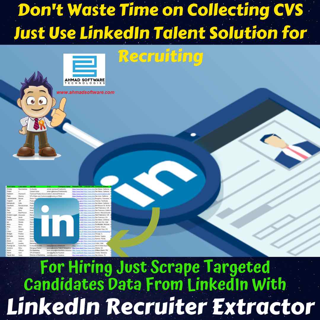 Use LinkedIn to Recruit for the company - LinkedIn Scraper