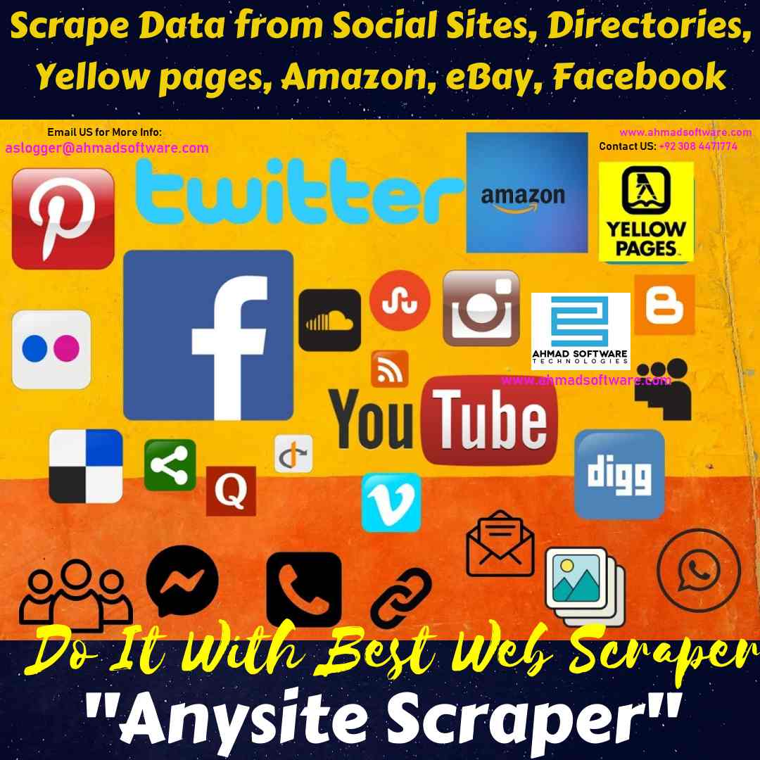 Web Data Scraper - It can scrape data from multiple websites 