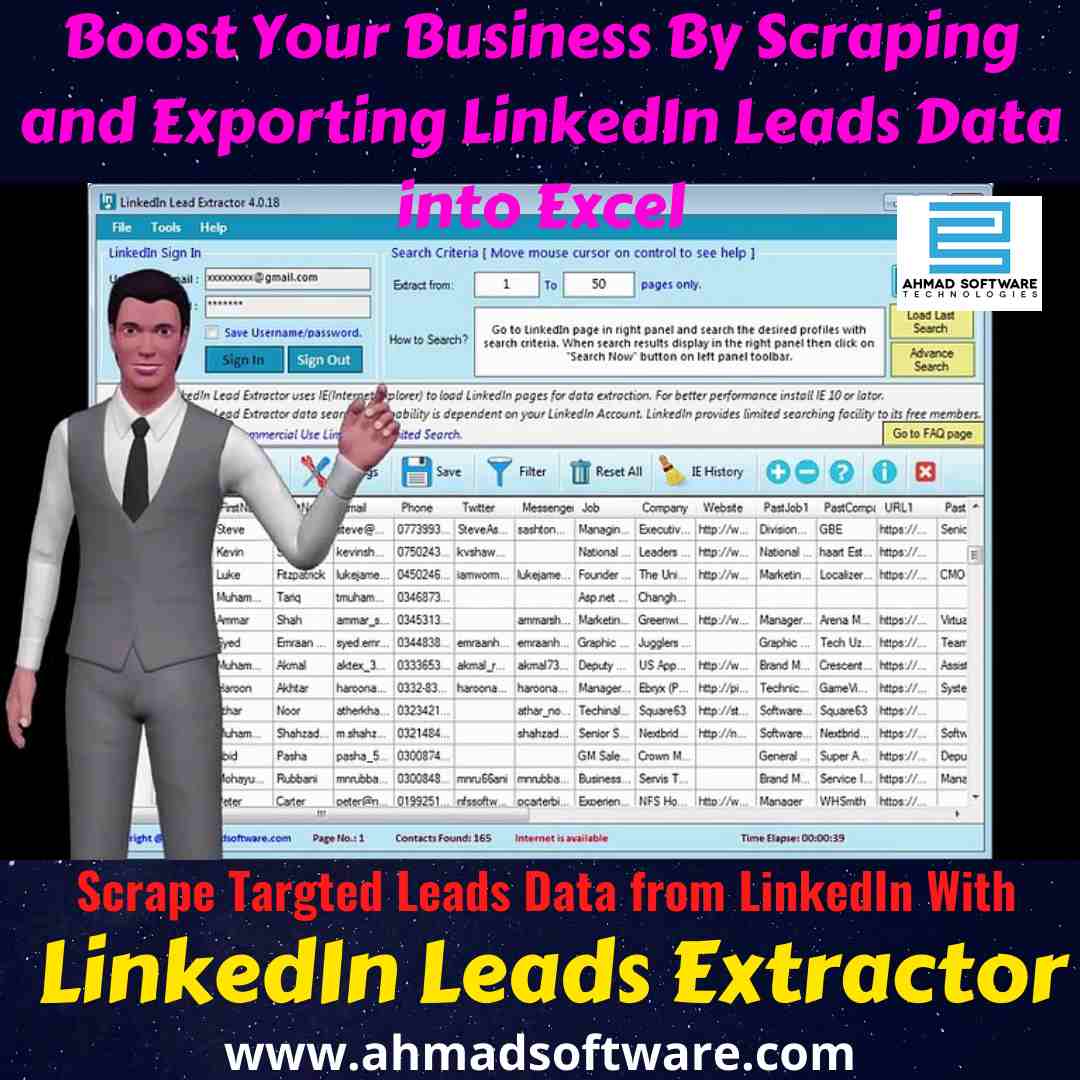  80% Business leads experts scrape leads data from LinkedIn 