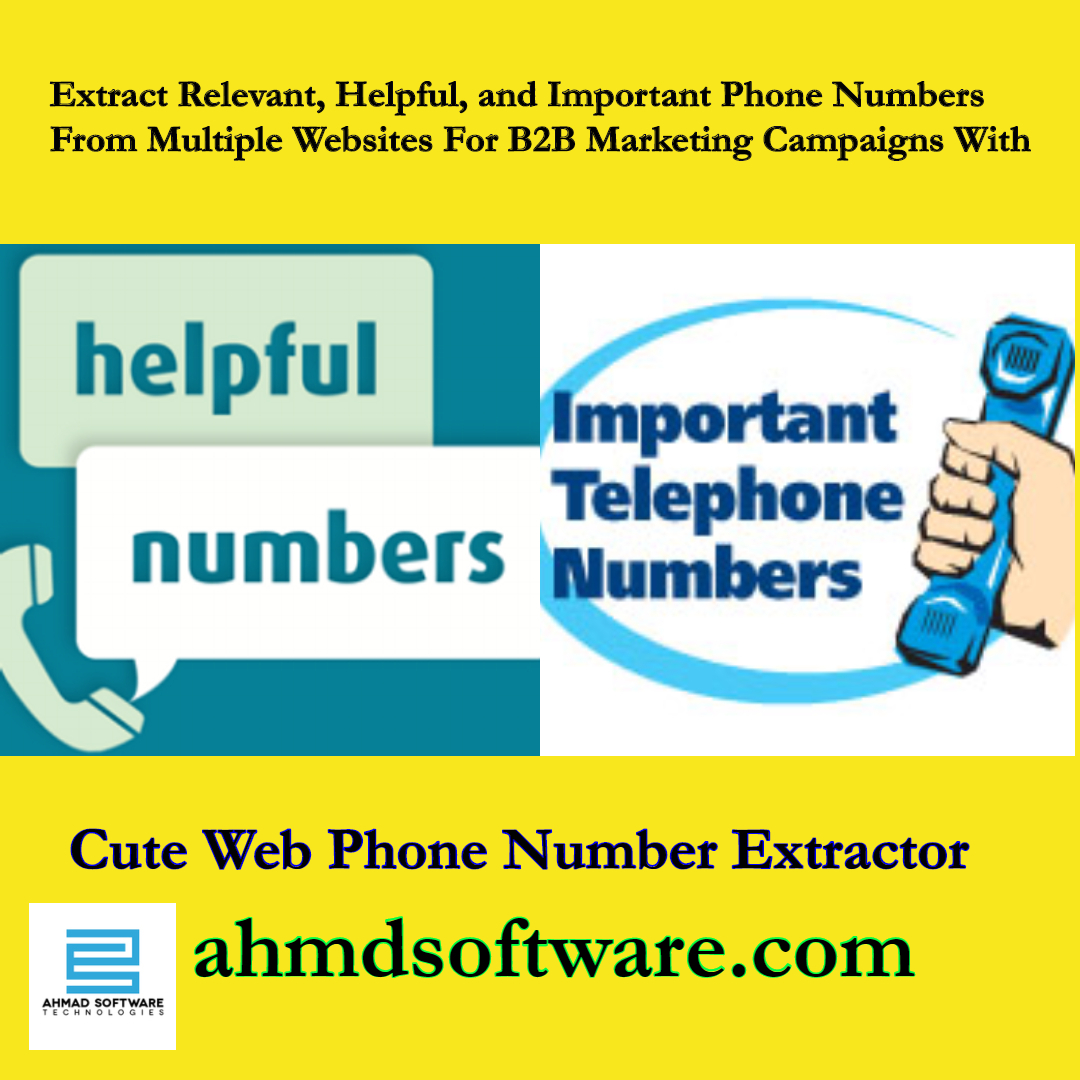 Phone Numbers Finder