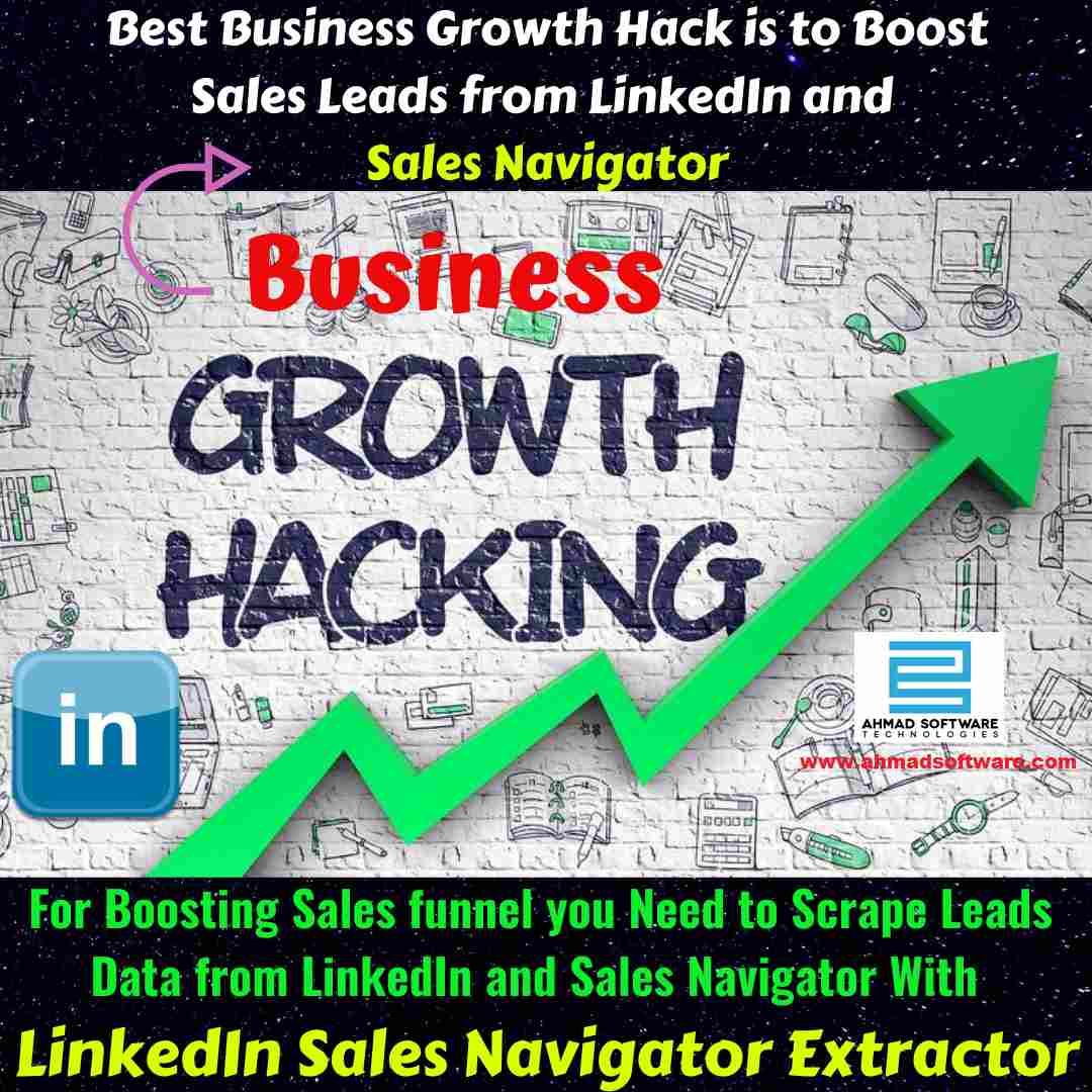 Business growth hack to boost sales leads - LinkedIn Scraper