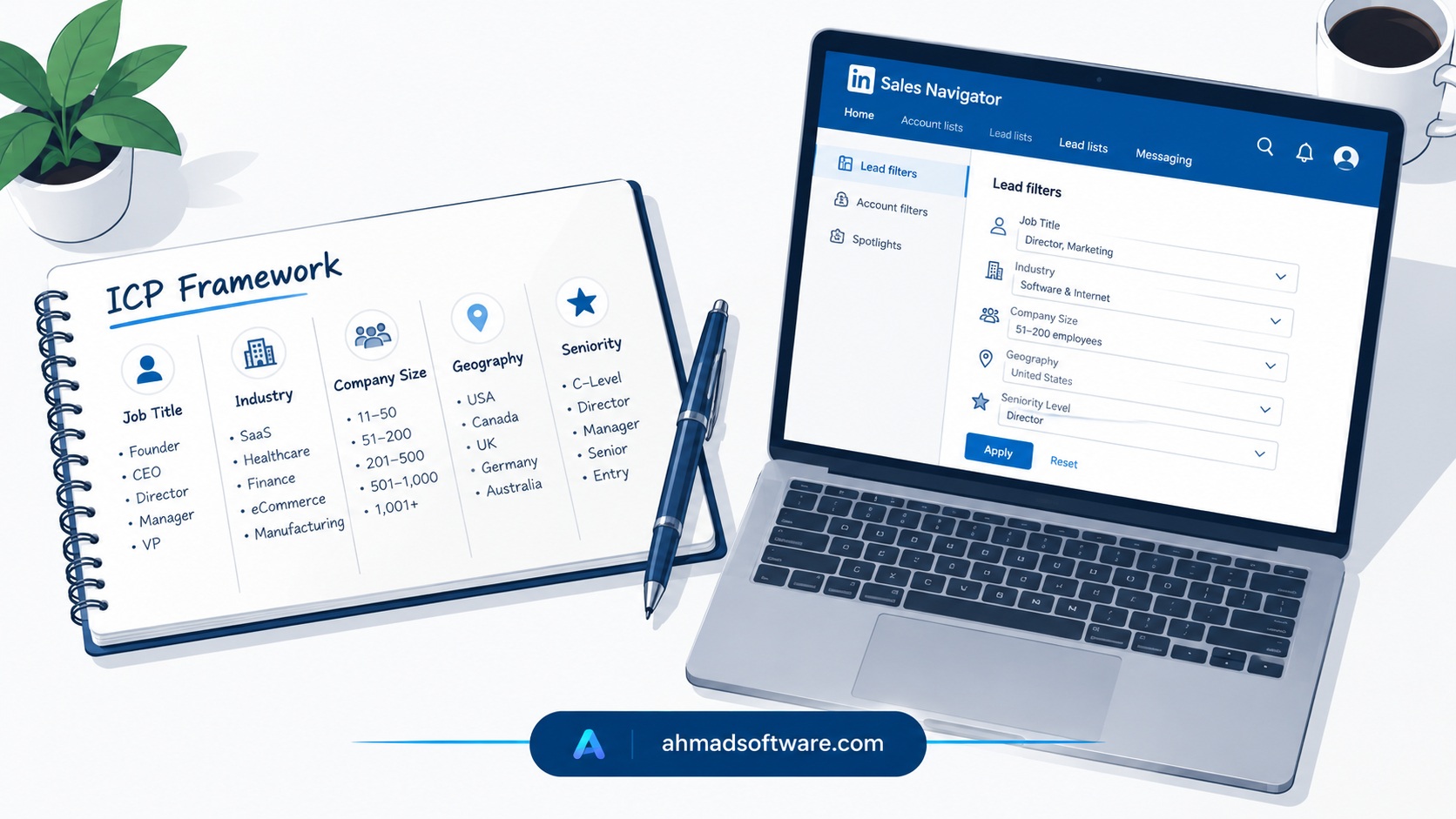 LinkedIn Sale Navigator Extractor dashboard — export leads to CSV