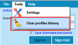 LinkedIn History Clearance